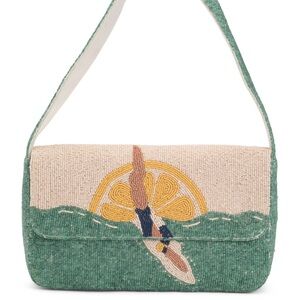 Viral Lemon Diver Beaded Bag